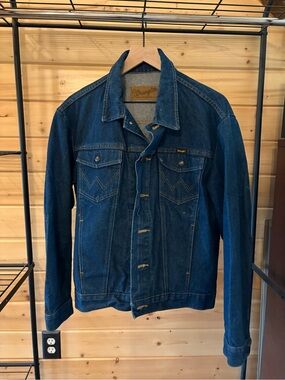 Wrangler Men's Indigo Blue Denim Jacket